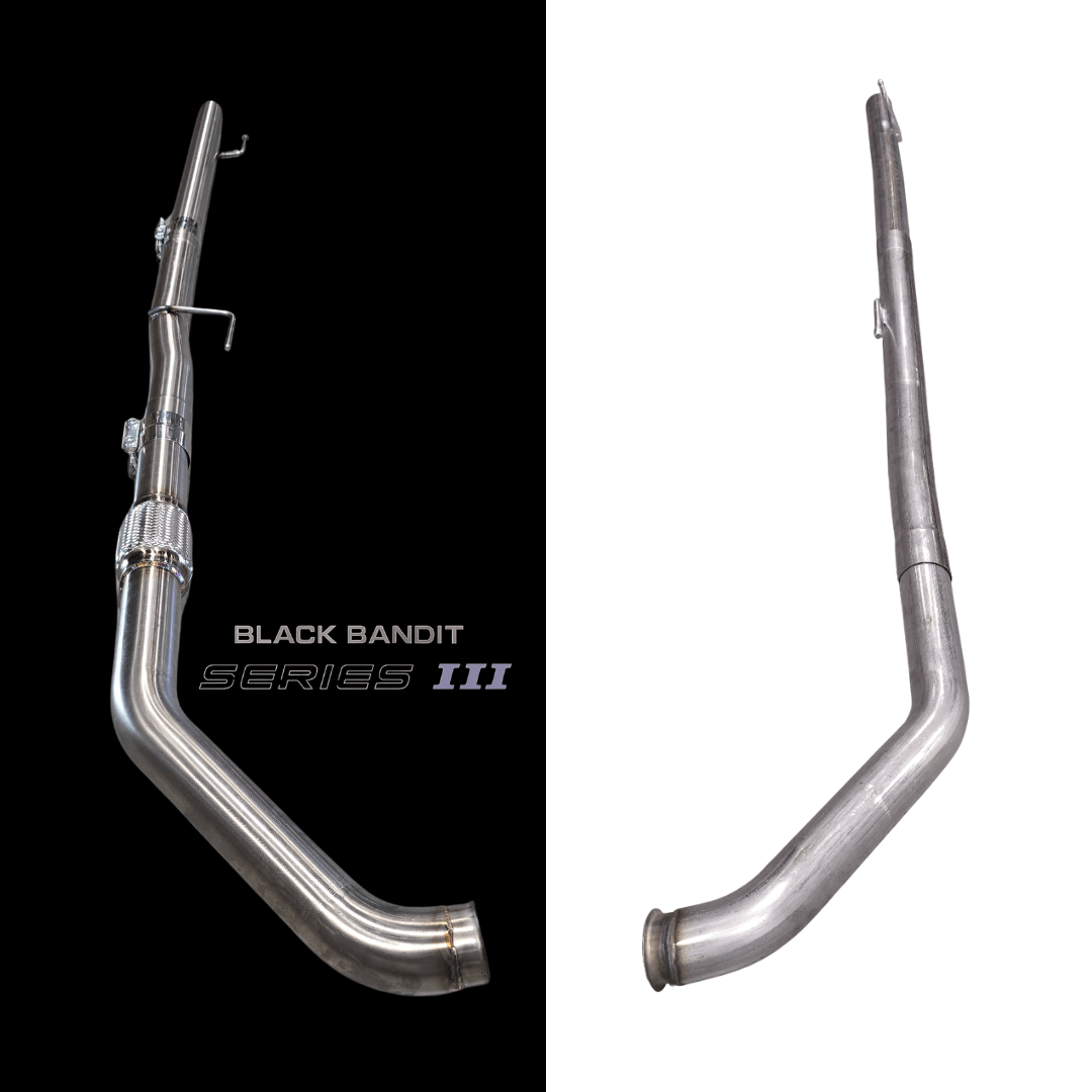 Black Bandit Race Pipes Ram EcoDiesel 3.0L - Cat & DPF Delete Pipe (2014-2019)
