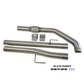 Black Bandit Race Pipes Ram EcoDiesel 3.0L - Cat & DPF Delete Pipe (2014-2019)