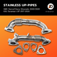 Black Bandit Up-Pipes GM Duramax 6.6L L5P - Stainless Up-Pipes (2017-2024)