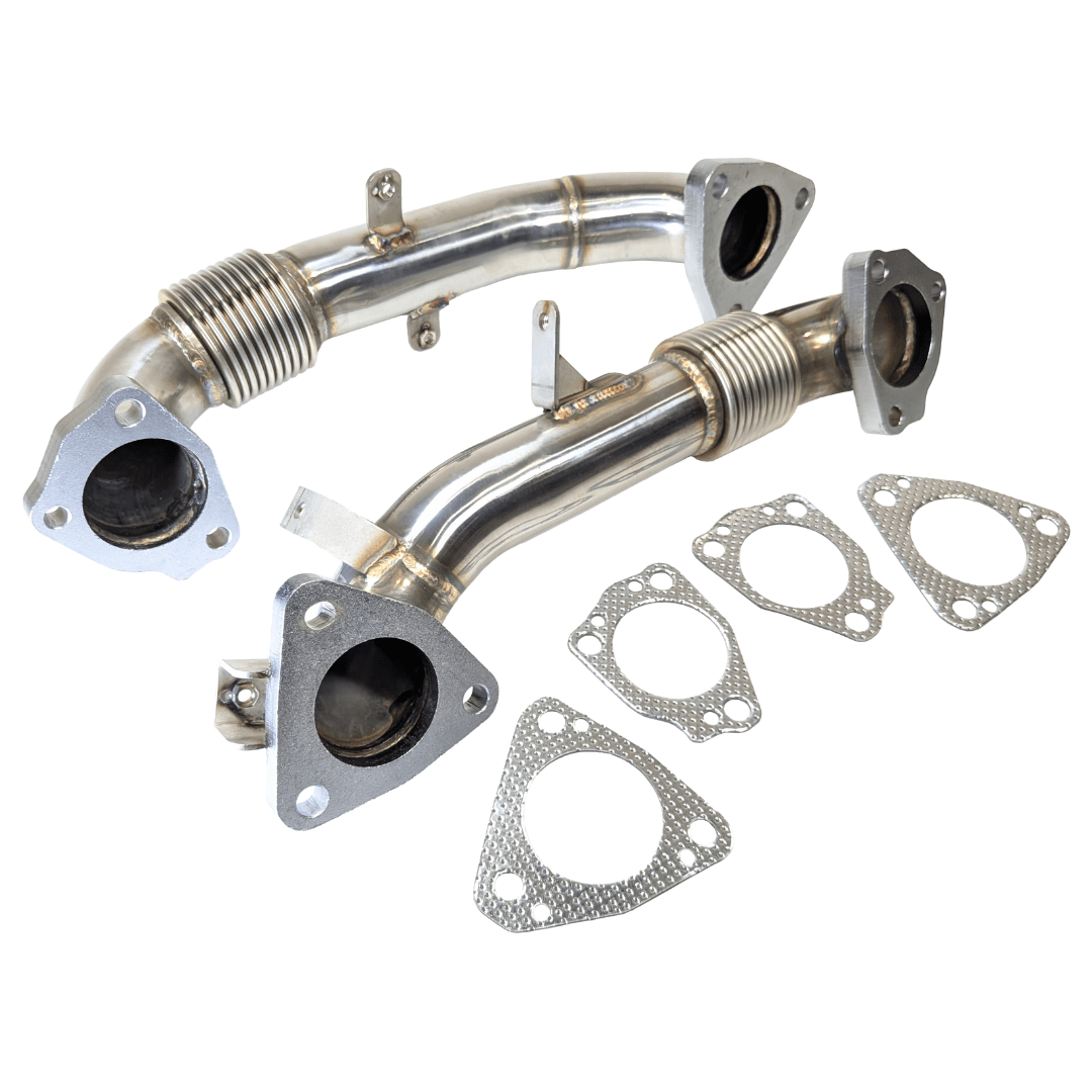 Black Bandit Up-Pipes GM Duramax 6.6L L5P - Stainless Up-Pipes (2017-2024)