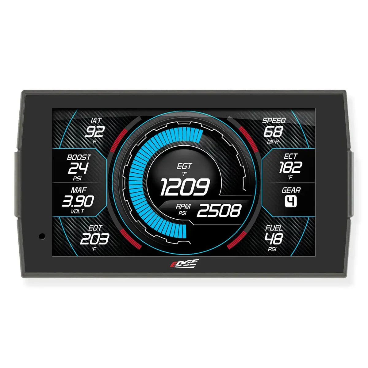 Edge Insight CTS3 Multi-Purpose Gauge / Instrument Panel – Universal Monitor, Black, Like New