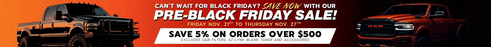 Tuner Depot Black Friday Sale 5% off