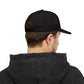 Printify Hats One size / Black Snapback Trucker Cap (Embroidery)