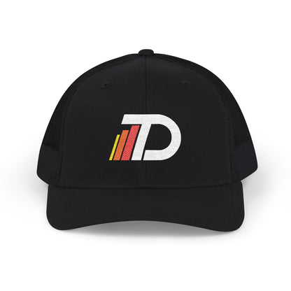 Printify Hats One size / Black Snapback Trucker Cap (Embroidery)