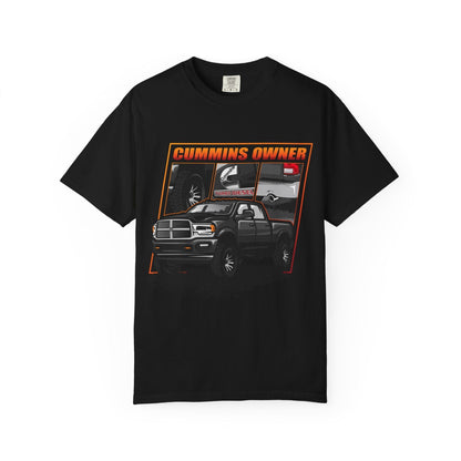 Printify T-Shirt Black / S Cummins Owner Truck T-Shirt — Diesel Pickup Graphic Tee