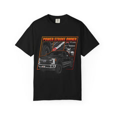 Printify T-Shirt Black / S Powerstroke Owner Truck T-Shirt — Diesel Pickup Graphic Tee