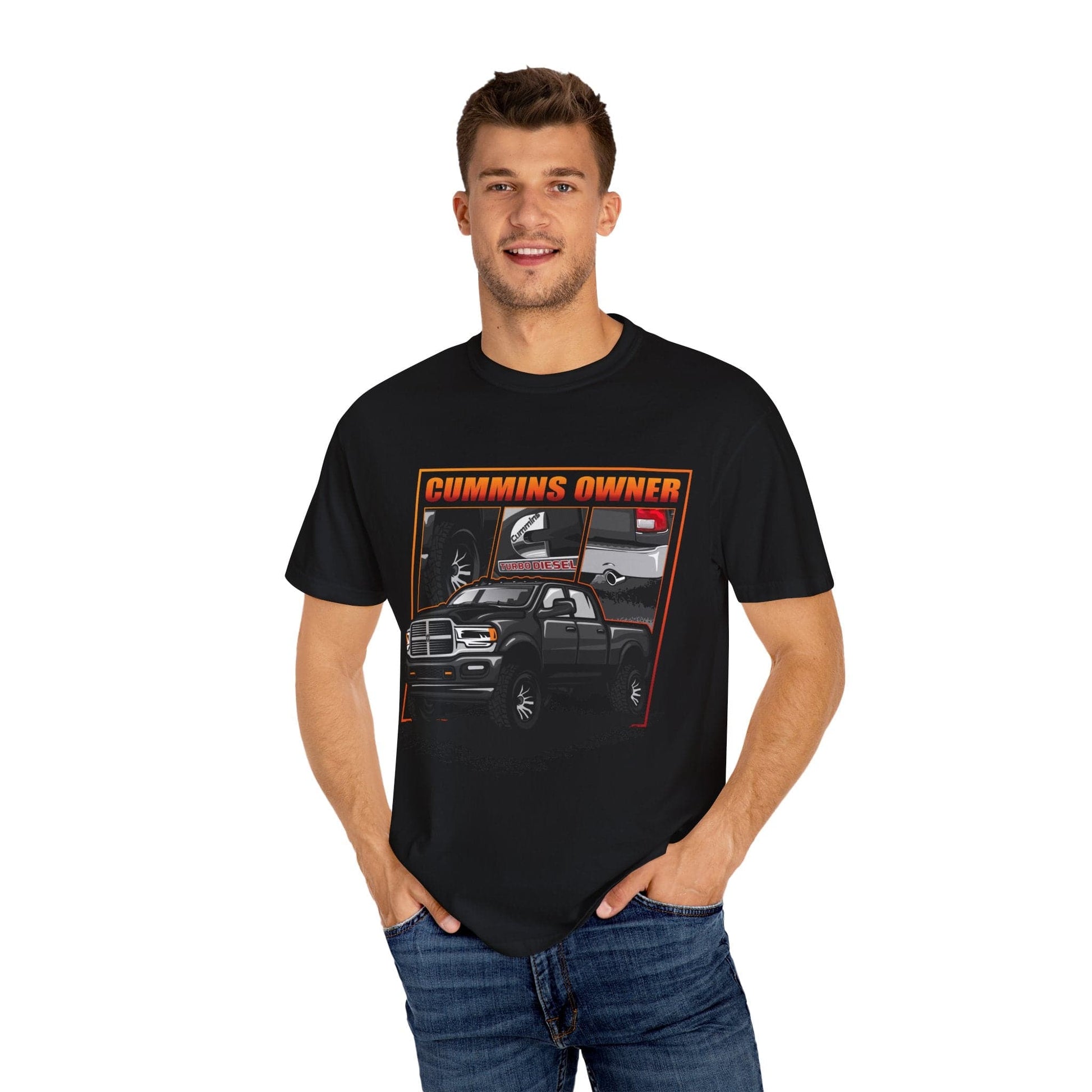 Printify T-Shirt Cummins Owner Truck T-Shirt — Diesel Pickup Graphic Tee