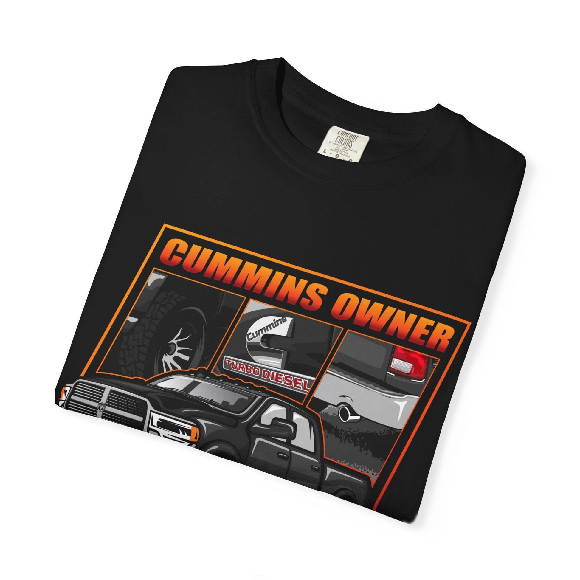 Printify T-Shirt Cummins Owner Truck T-Shirt — Diesel Pickup Graphic Tee