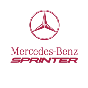 red Mercedes Benz Sprinter logo