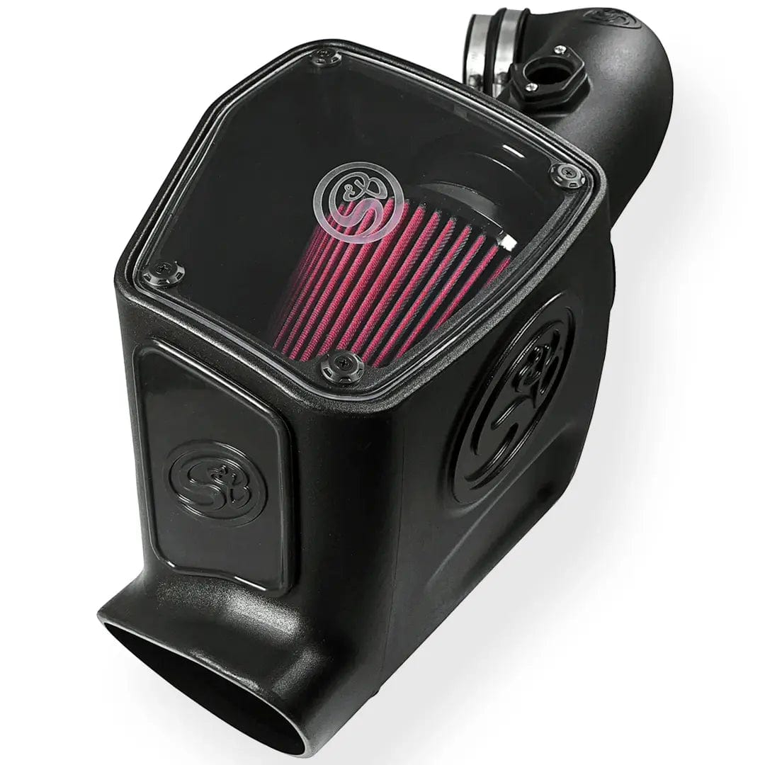 S&B Filters Cold Air Intake (2008-2010) Ford Powerstroke 6.4L / Cotton Cleanable Ford Powerstroke S&B Cold Air Intake