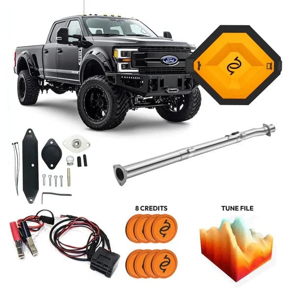 Tuner Depot 2020-2021 / Delete Pipe Ford Powerstroke 6.7L – All-In-One DPF/DEF/EGR Delete Kit (2020-2024)