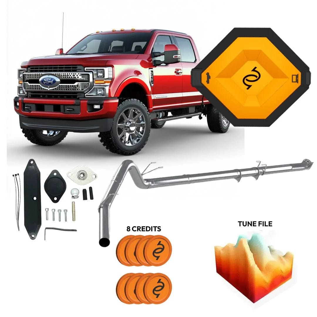 Tuner Depot 2022 / 4 inch Exhaust Ford Powerstroke 6.7L – All-In-One DPF/DEF/EGR Delete Kit (2020-2024)