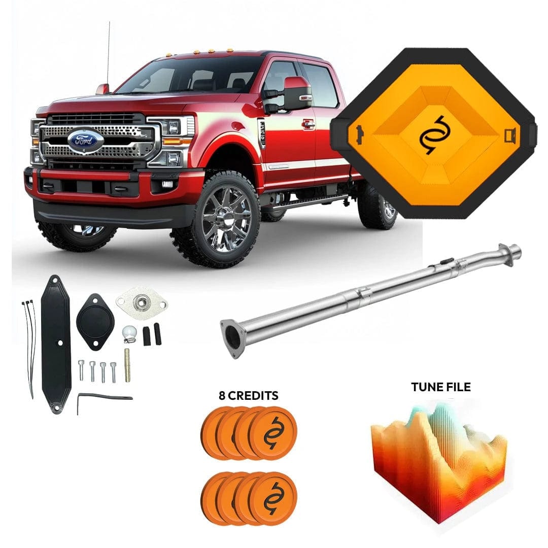 Tuner Depot 2022 / Delete Pipe Ford Powerstroke 6.7L – All-In-One DPF/DEF/EGR Delete Kit (2020-2024)