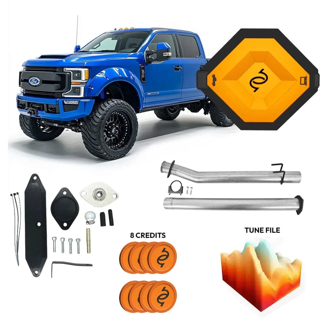 Tuner Depot 2023-2024 / Delete Pipe Ford Powerstroke 6.7L – All-In-One DPF/DEF/EGR Delete Kit (2020-2024)