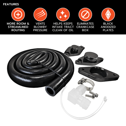 Tuner Depot Accessories GM Duramax LML - CCV Upgrade Kit (2012-2016)