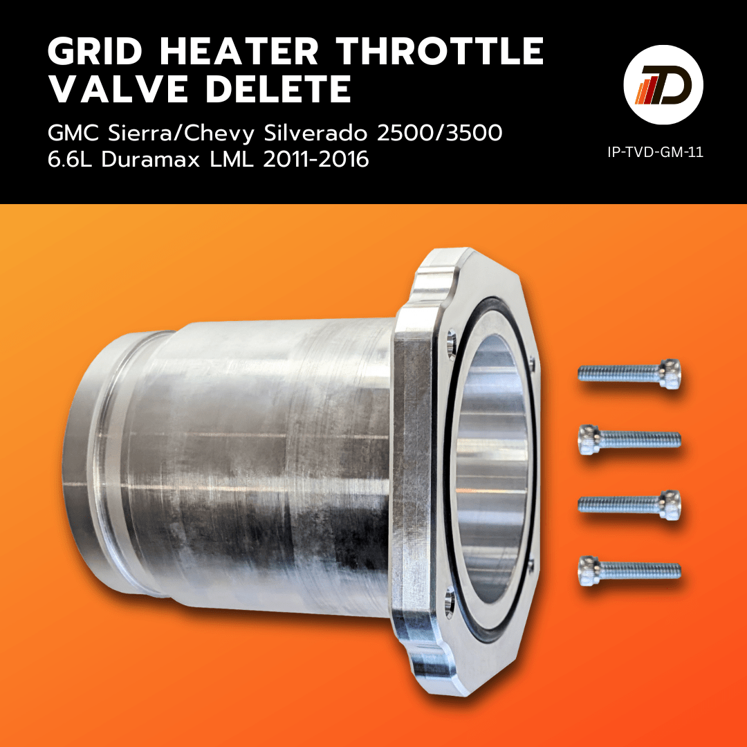 Tuner Depot Accessories GM Duramax LML - Grid Heater Throttle Valve Delete (2011-2016)
