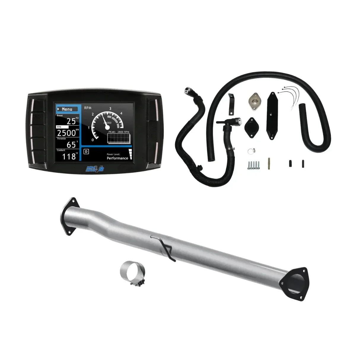 Tuner Depot All-in-one Kit 2015-2016 / Delete Pipe / 304 Stainless Steel Ford Powerstroke 6.7L All-In-One Delete Kit (2011-2019)