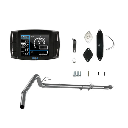Tuner Depot All-in-one Kit 2017-2019 / 4 inch Exhaust / 409 Stainless Steel Ford Powerstroke 6.7L All-In-One Delete Kit (2011-2019)