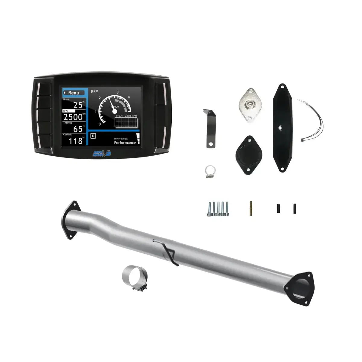 Tuner Depot All-in-one Kit 2017-2019 / Delete Pipe / 304 Stainless Steel Ford Powerstroke 6.7L All-In-One Delete Kit (2011-2019)
