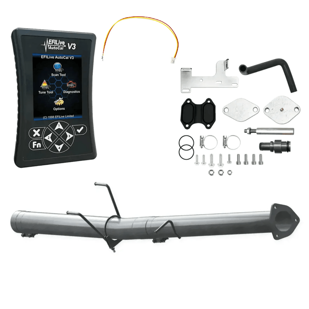 Tuner Depot All-in-one Kit 2022-2024 6.7L RAM Cummins (CMF) / Delete Pipe / 304 Stainless Steel Ram Cummins 6.7L All-in-One DPF/DEF/EGR Delete Kit (2013-2024)