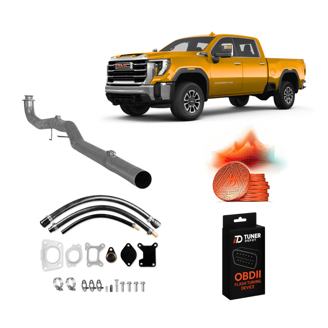 Tuner Depot All-in-one Kit 2024-2025 / Delete Pipe GM Duramax L5P - All-In-One DPF/DEF/EGR Delete Kit (2017-2025)