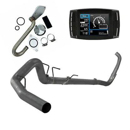 Tuner Depot All-in-one Kit 4" Turbo-Back Ford Powerstroke 6.0L - All-In-One DPF/DEF/EGR  Delete Kit (2003-2007)