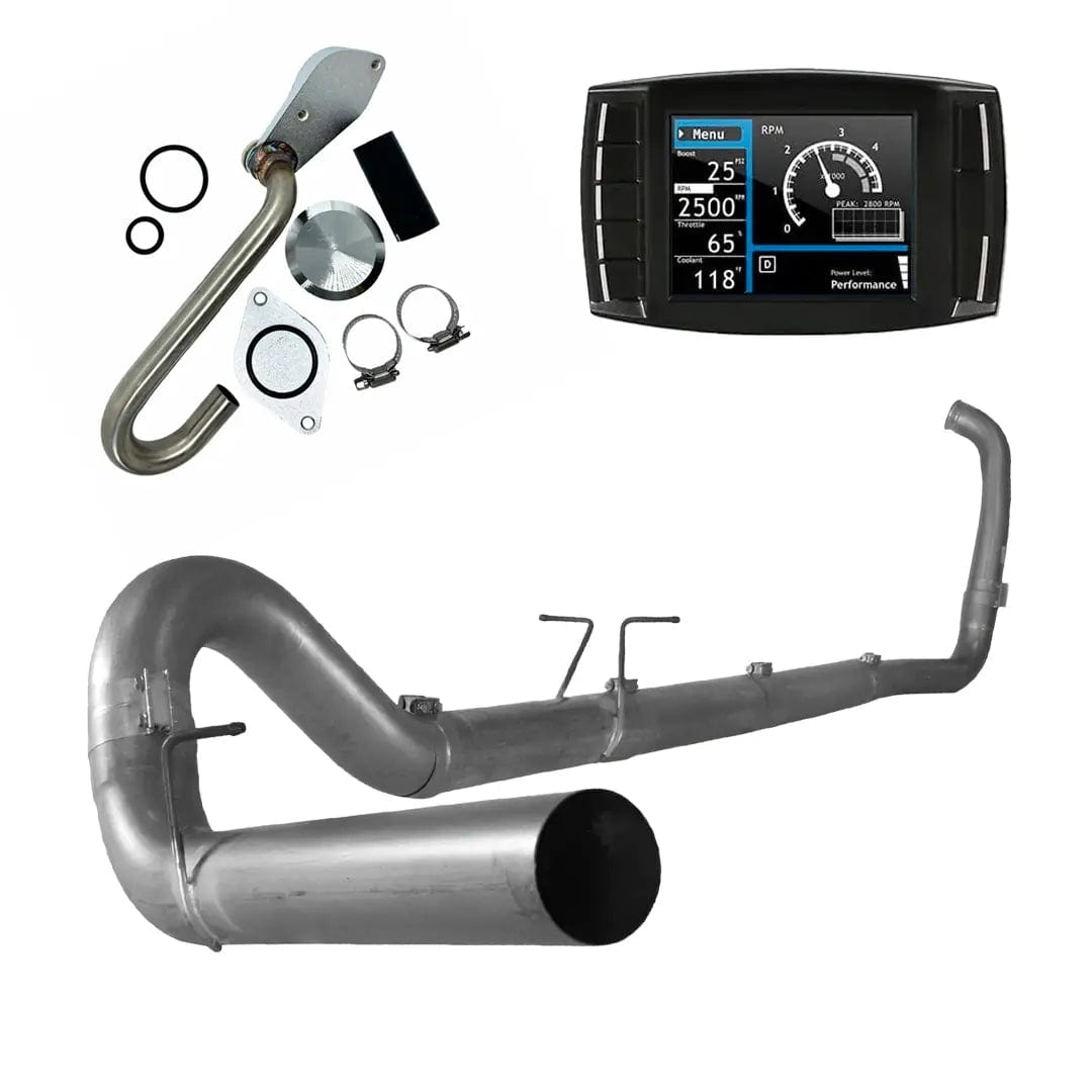 Tuner Depot All-in-one Kit 5" Turbo-Back Ford Powerstroke 6.0L – All-In-One DPF/DEF/EGR  Delete Kit (2003-2007)
