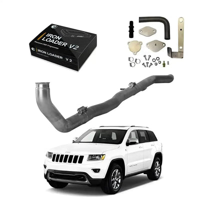 Tuner Depot  All-in-one Kit Aluminized Steel Jeep Grand Cherokee EcoDiesel 3.0L Delete Kit with Iron Loader V2 (2014-2017)
