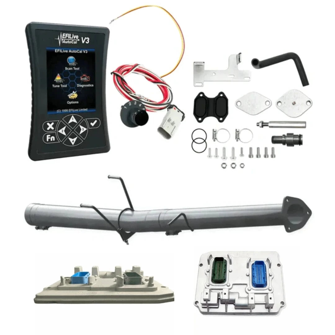 Tuner Depot All-in-one Kit Delete Pipe / 304 Stainless Steel Ram Cummins 6.7L All-in-One DPF/DEF/EGR Delete Kit w/ECM Swap (2022-2024)