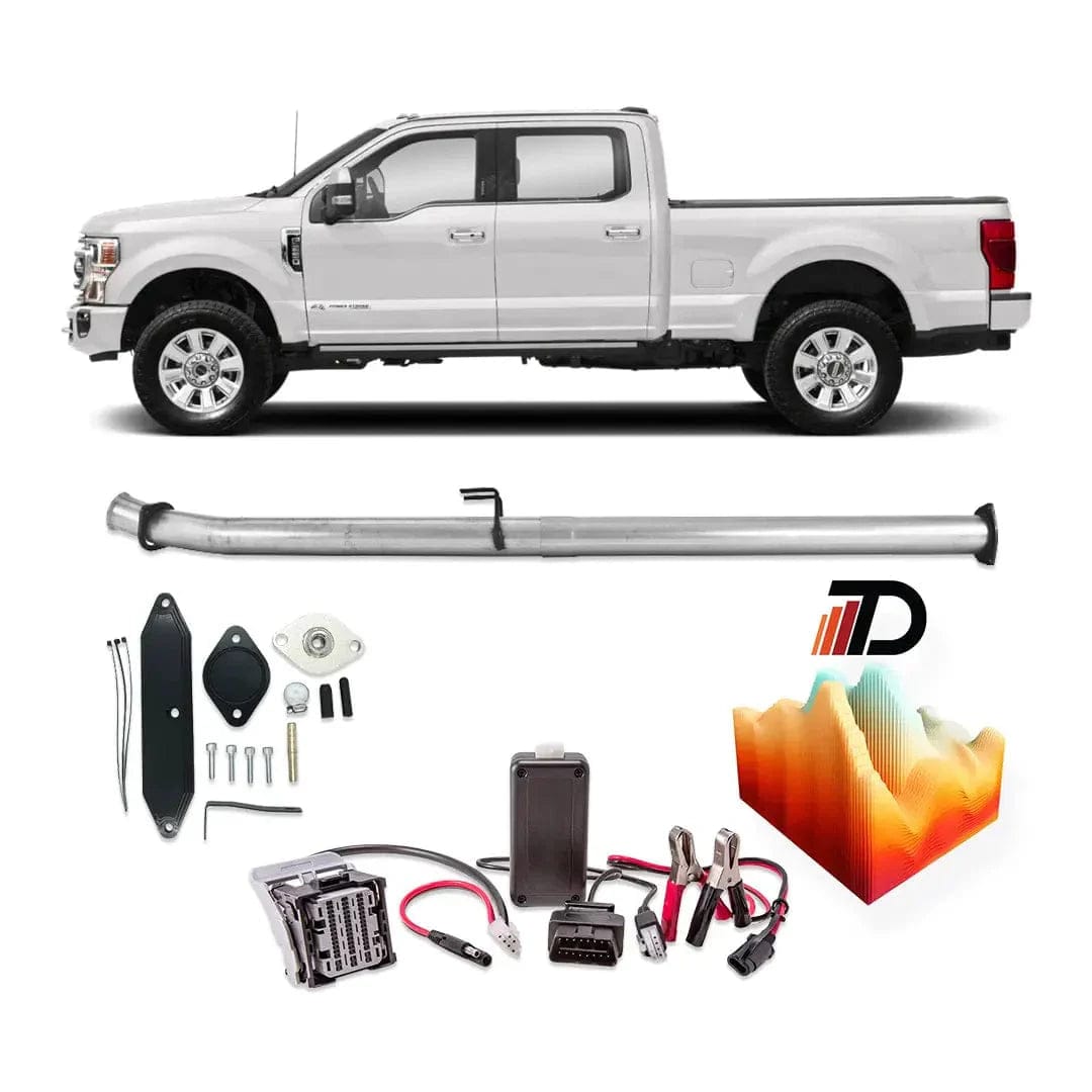 Tuner Depot All-in-one Kit DPF Delete Pipe Ford Powerstroke 6.7L – All-In-One DPF/DEF/EGR Delete Kit (2020-2021)