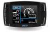 A digital display of the Mini Maxx V2 Diesel Tuner showing various vehicle performance metrics.