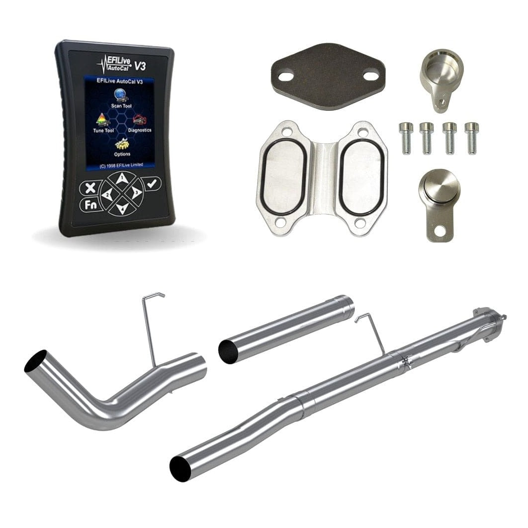 Tuner Depot All-in-one Kit Ram Cummins 6.7L Cab & Chassis 2013-2018 - All in one Delete Kit (DPF/DEF/EGR) w/ Delete Pipe