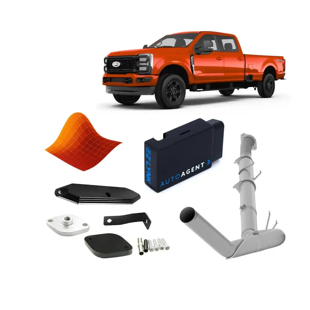 Tuner Depot All-in-one Kit Single Calibration / 5-inch Exhaust Ford Powerstroke 6.7L - All-In-One DPF/DEF/EGR Delete Kit (2023-2025)
