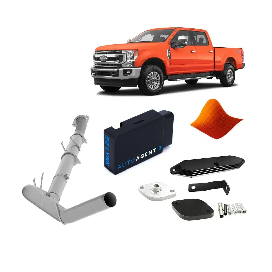 Tuner Depot All-in-one Kit Single Calibration / No do not include a TCM tune / 5-inch Exhaust Ford Powerstroke 6.7L - All-In-One DPF/DEF/EGR Delete Kit (2020-2022)