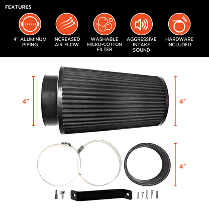 Tuner Depot Cold Air Intake GM Duramax 6.6L LML - Cold Air Intake (2013-2016)