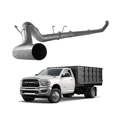 Tuner Depot  Race Exhaust Dodge Ram Cummins 6.7L C&C - 5" Turbo Back Race Exhaust System (2011-2018)
