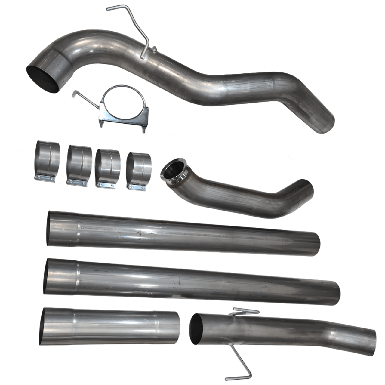 Tuner Depot  Race Exhaust Dodge Ram Cummins 6.7L C&C - 5" Turbo Back Race Exhaust System (2011-2018)
