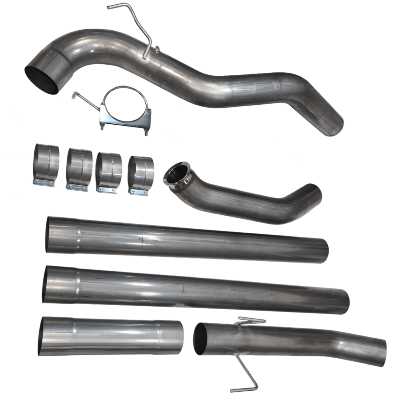 Tuner Depot  Race Exhaust Dodge Ram Cummins 6.7L C&C - 5" Turbo Back Race Exhaust System (2011-2018)