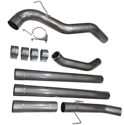 Tuner Depot  Race Exhaust Dodge Ram Cummins 6.7L C&C - 5" Turbo Back Race Exhaust System (2011-2018)