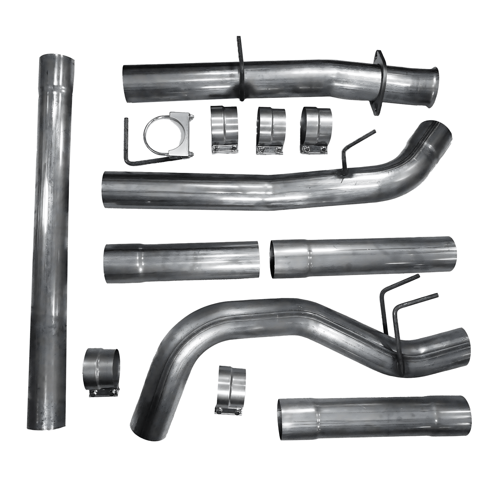 Tuner Depot Race Exhaust Ford Powerstroke 6.4L - 4" Downpipe Back Exhaust System (2008-2010)