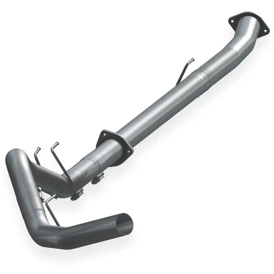 Tuner Depot  Race Exhaust Ford Powerstroke 6.7L - 4" Downpipe Back Flanged 304 Stainless Steel Exhaust System BLACK BANDIT SERIES III(2011-2014)