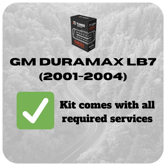 Tuner Depot  Tuner GM Duramax LB7 (2001-2004) GM Duramax - OBD2 Flash Emissions-On Tuning Kit (2001-2023)