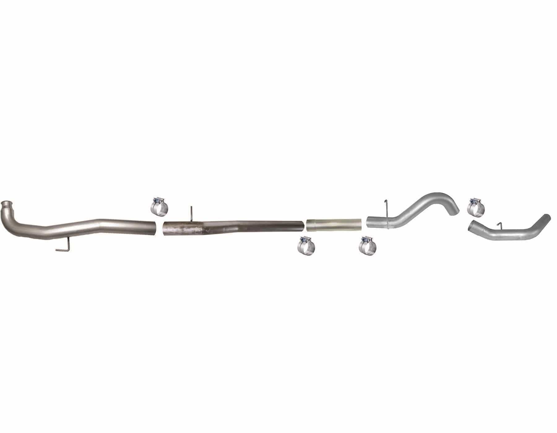 Stainless Steel Downpipe-Back Race Exhaust 2011-2015 6.6L Duramax